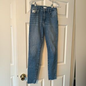 Good American High-Rise Skinny Women’s Jeans in Medium Blue